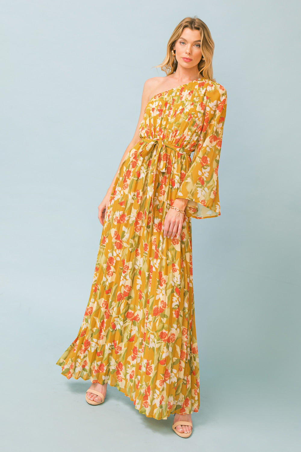 FOUND REALITY WOVEN MAXI DRESS