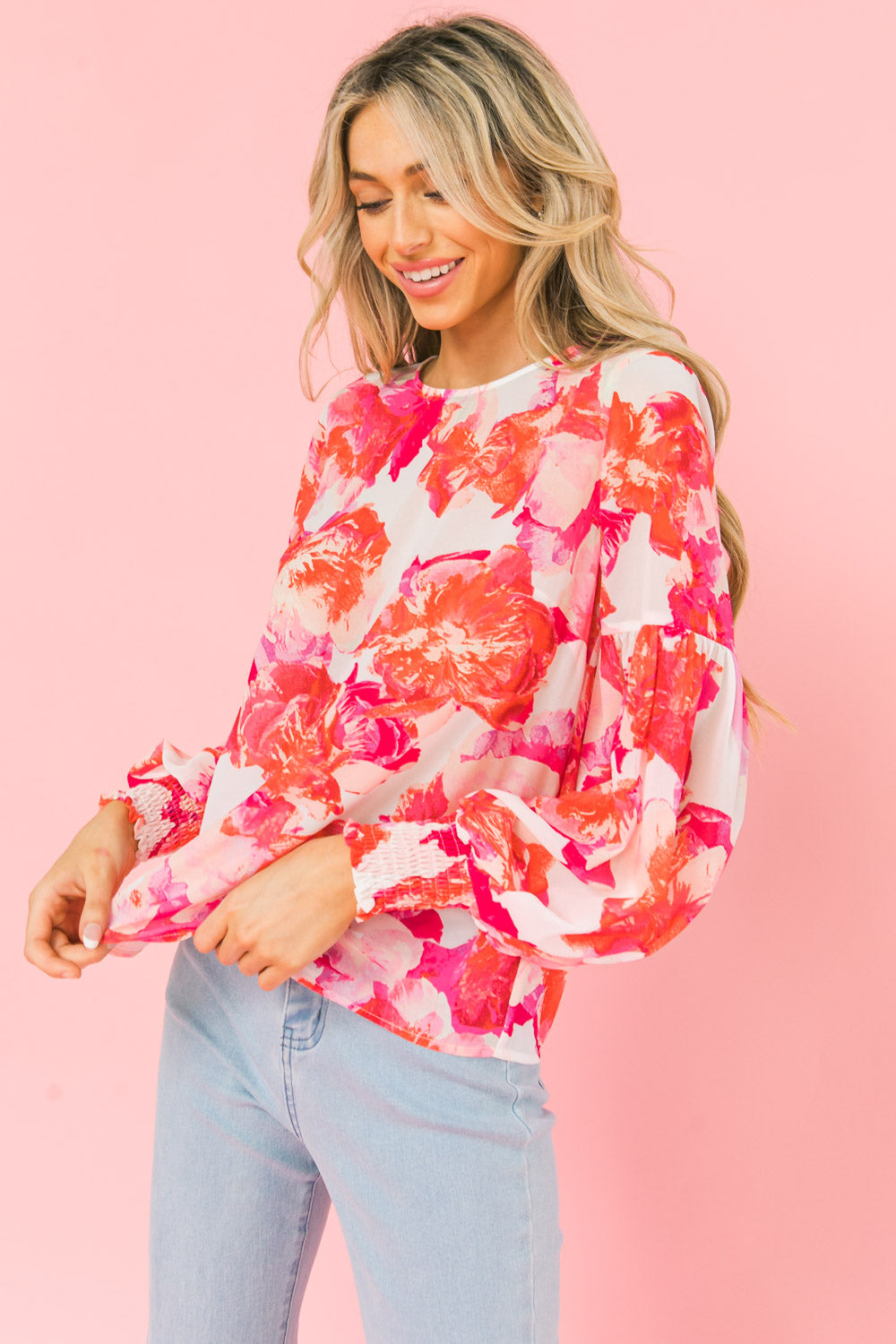 ONLY LOVING YOU FLORAL TOP