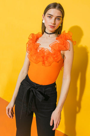 STOLEN MOMENTS KNIT BODYSUIT - Flying Tomato - TOPS - Jealous Tomato