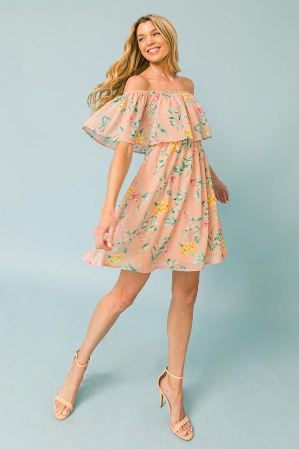 CREATIVE VISION WOVEN MINI DRESS - Flying Tomato - DRESSES - Flying Tomato