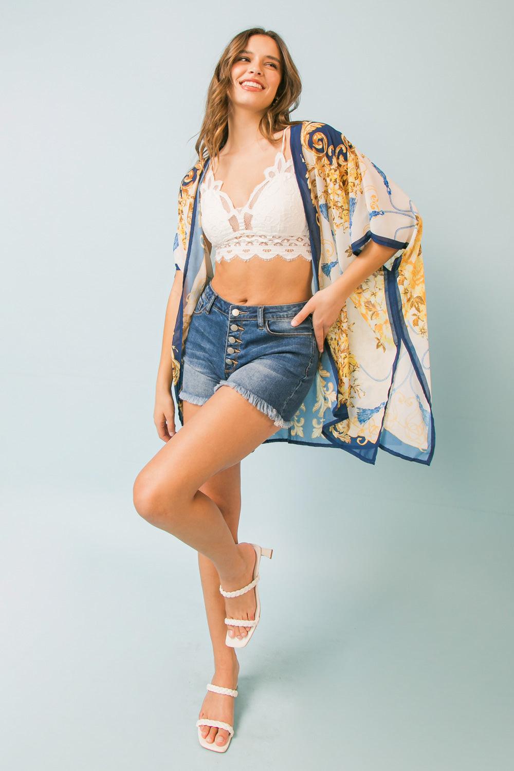 NEVER SAY NEVER WOVEN MIDI COVER UP.