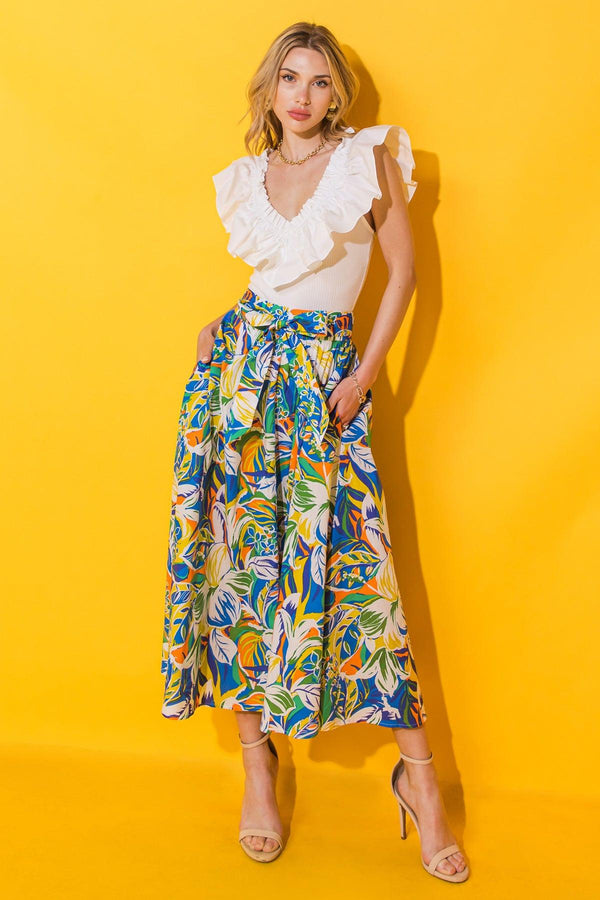 ONE AND ONLY POPLIN SKIRT.