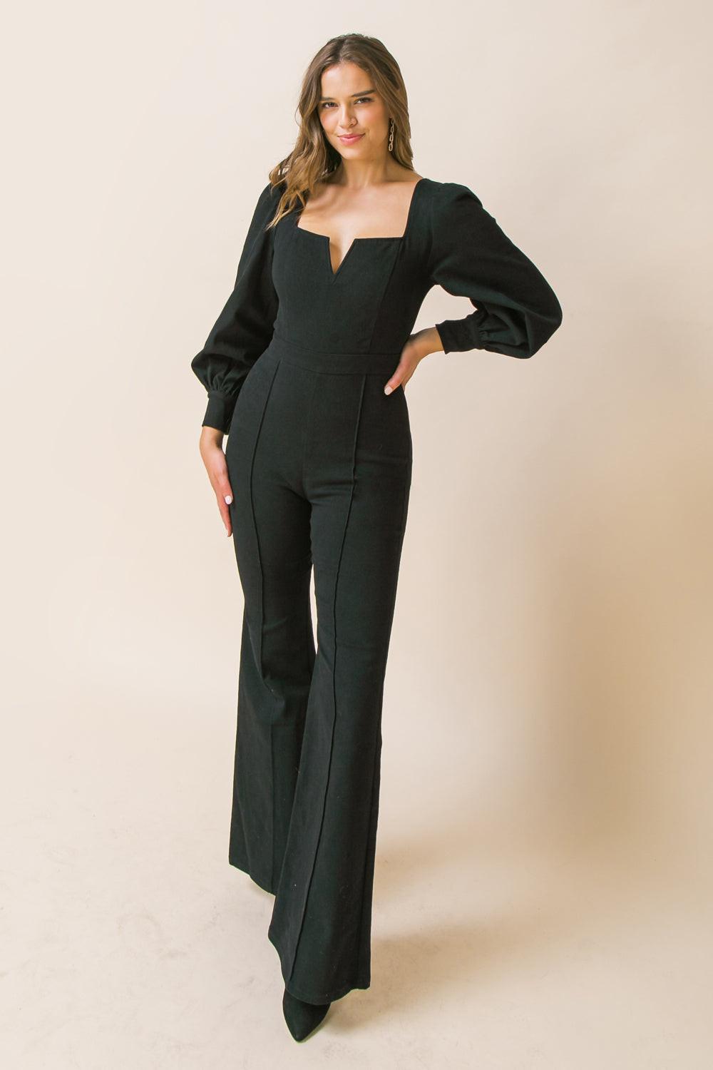 THE KIND OF LOVE WE MAKE DENIM JUMPSUIT.