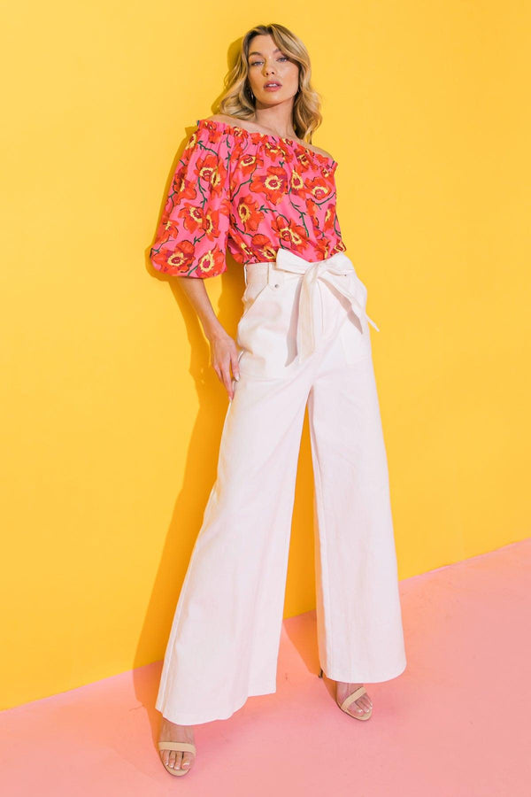 JUST SAY YES TWILL PANTS.