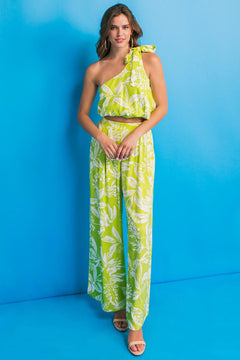 COMES AND GOES WOVEN PANTS.