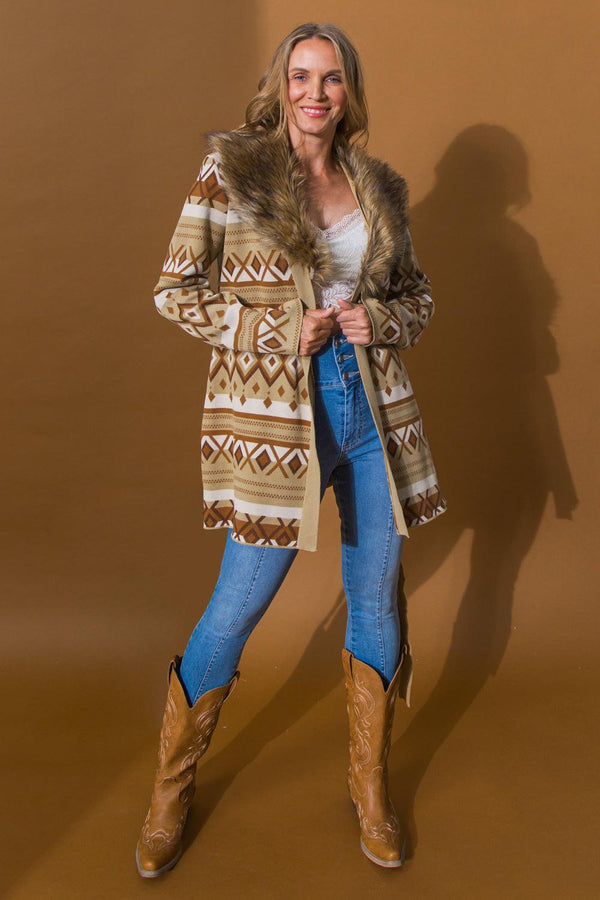 WARM UP WEATHER SWEATER CARDIGAN.