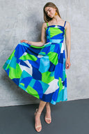 IF YOU DON'T MIND WOVEN MIDI DRESS.