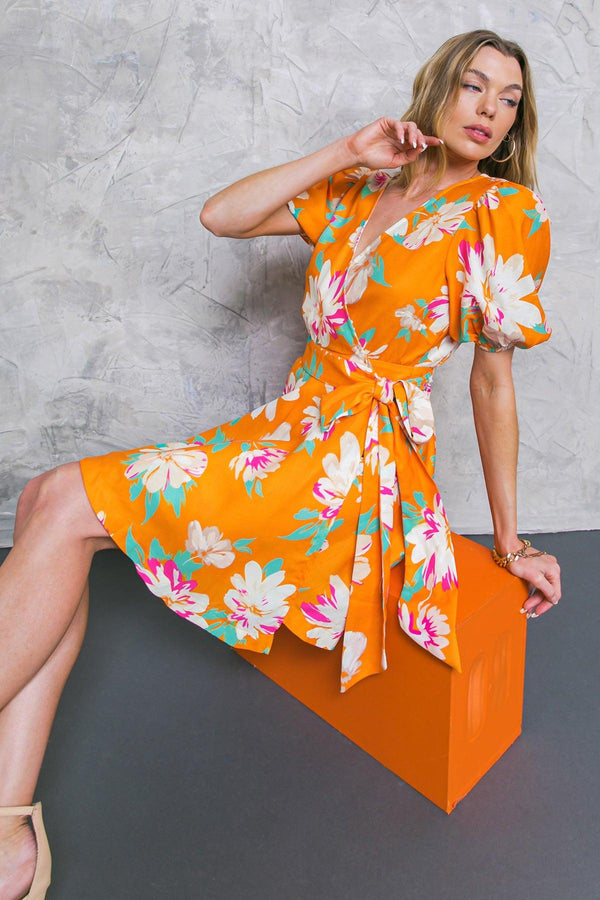 CAUGHT YOU LOOKING WOVEN MINI DRESS.
