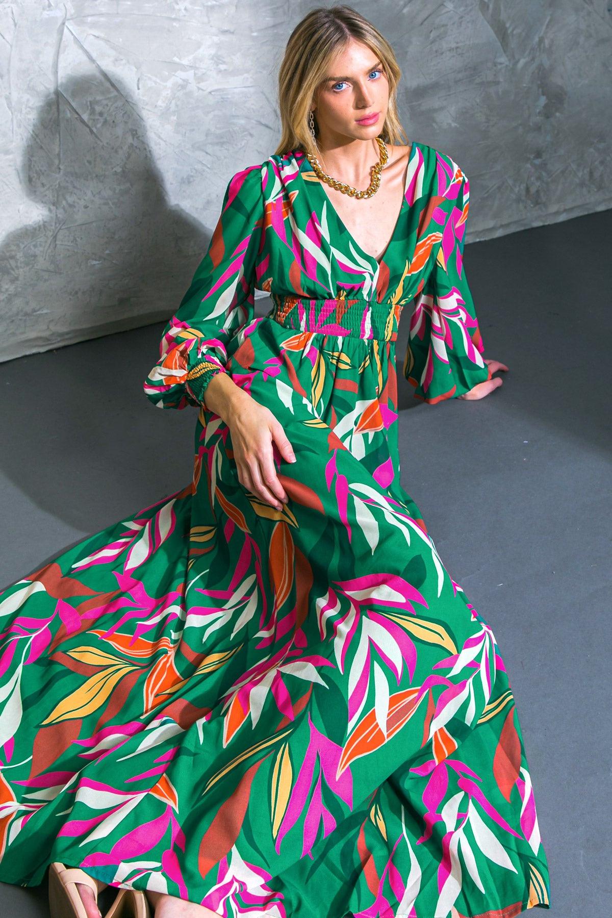 flying tomato maxi dress LIMONCELLO GARDEN WOVEN MAXI DRESS L FLYING TOMATO KHAKI / L