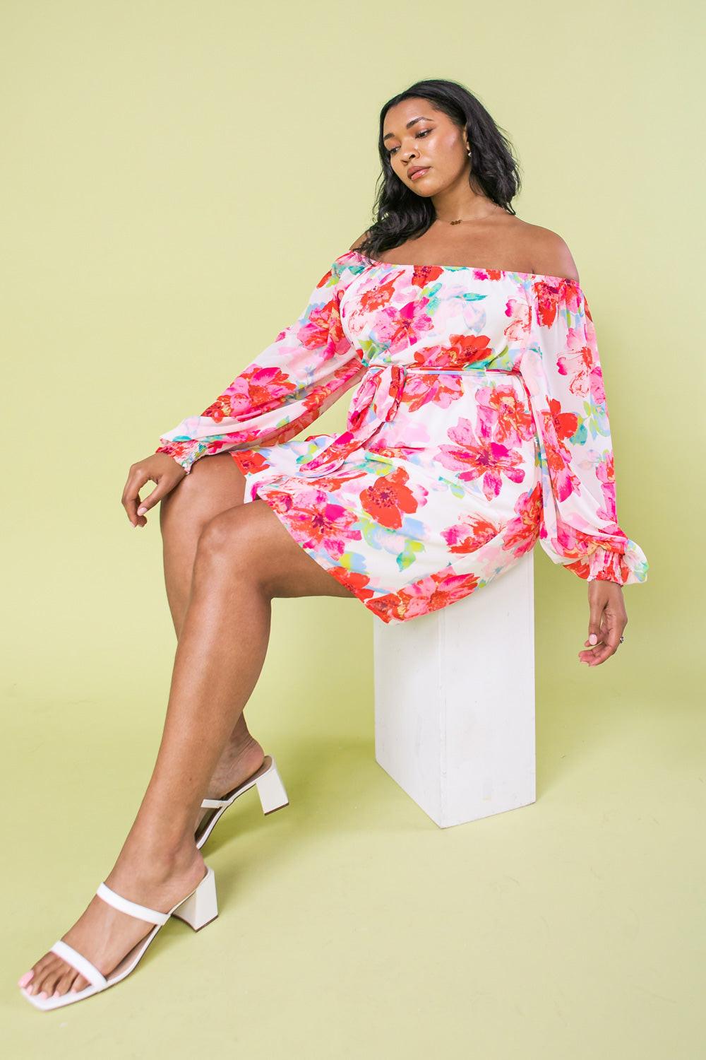 TAKE MY BREATH WOVEN MINI DRESS.