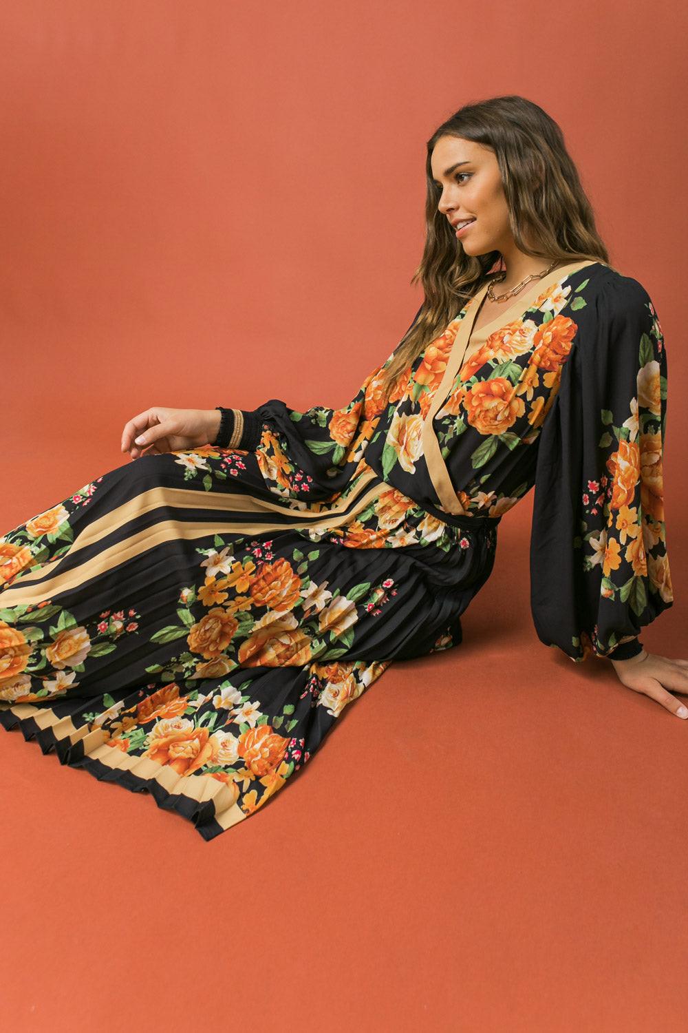 IN A FLASH WOVEN MIDI SKIRT.