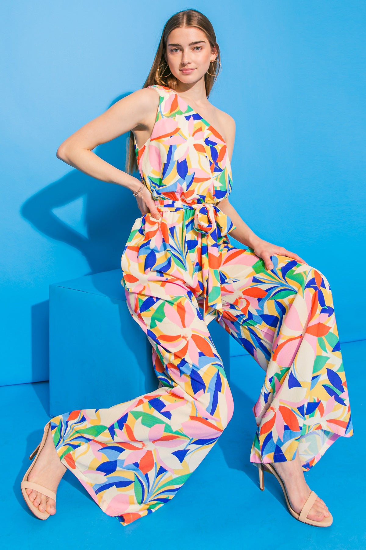 IT'S ALL SO CLEAR WOVEN JUMPSUIT