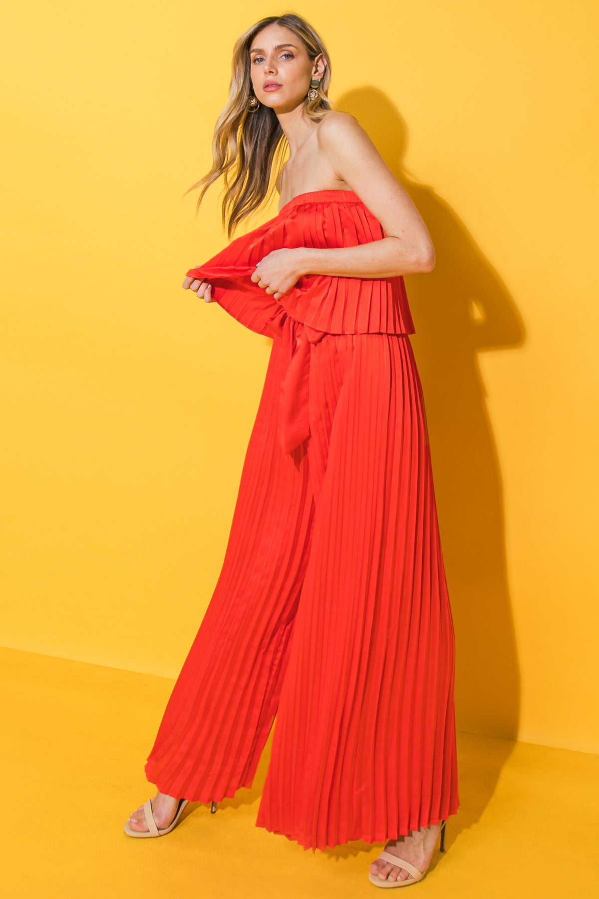 MY RED TOMATO WOVEN JUMPSUIT