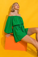 TALK ABOUT WOVEN ROMPER.