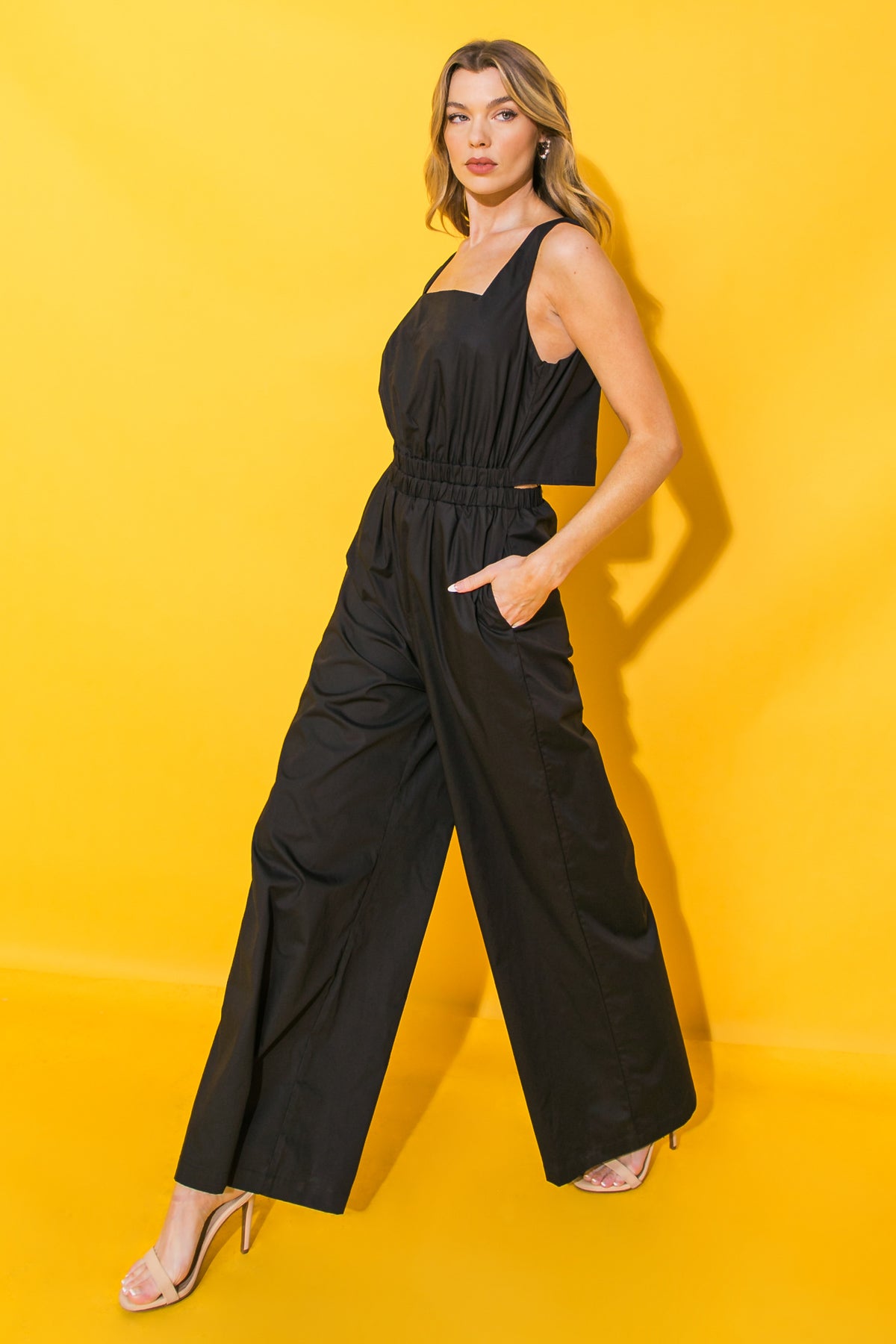 LIFE WITH YOU POPLIN JUMPSUIT