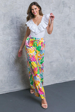 FEELING SO FREE WOVEN PANTS.