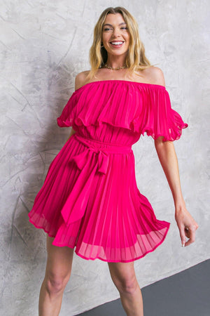 LATE NIGHT TALKING WOVEN ROMPER.