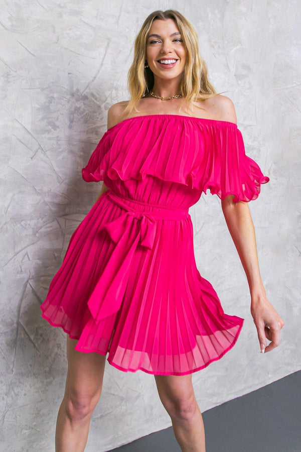 LATE NIGHT TALKING WOVEN ROMPER.