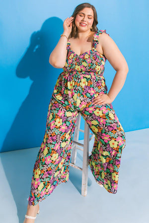 MOLINETTO FLORAL WOVEN JUMPSUIT - Flying Tomato - JUMPSUIT - Flying Tomato
