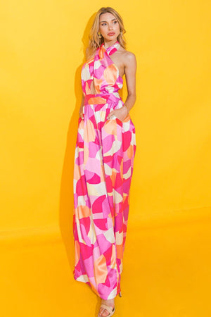 SERENITY SATIN JUMPSUIT.