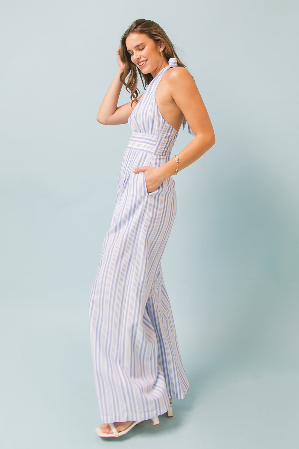 ABSOLUTE EDGE WOVEN JUMPSUIT