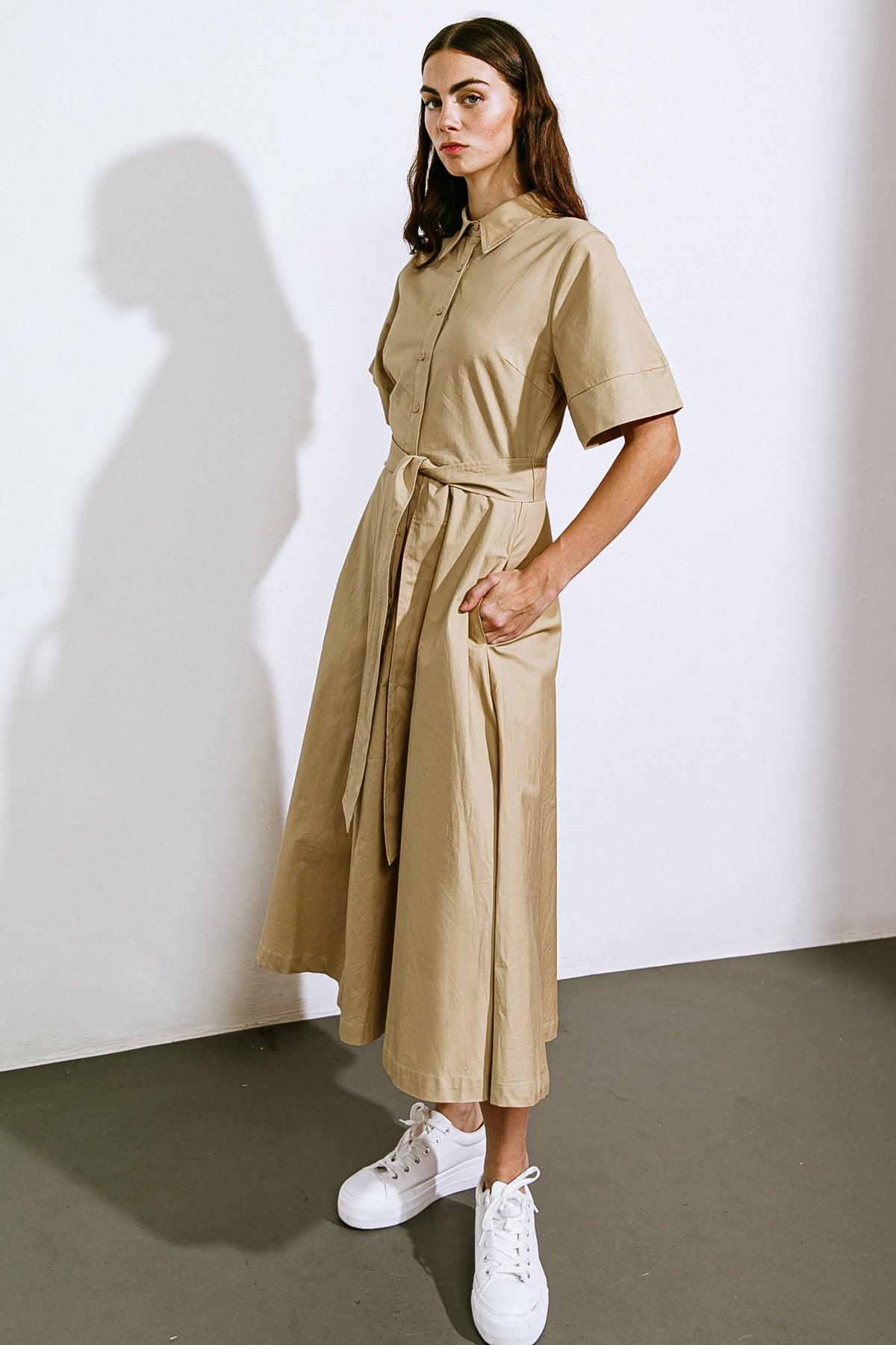 just for you midi dress Just For You Midi Dress - Beige, Large | Hazel and Olive