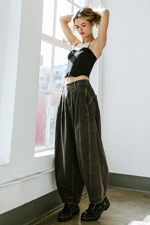 STUCK IN YOUR WAYS DENIM PANTS.