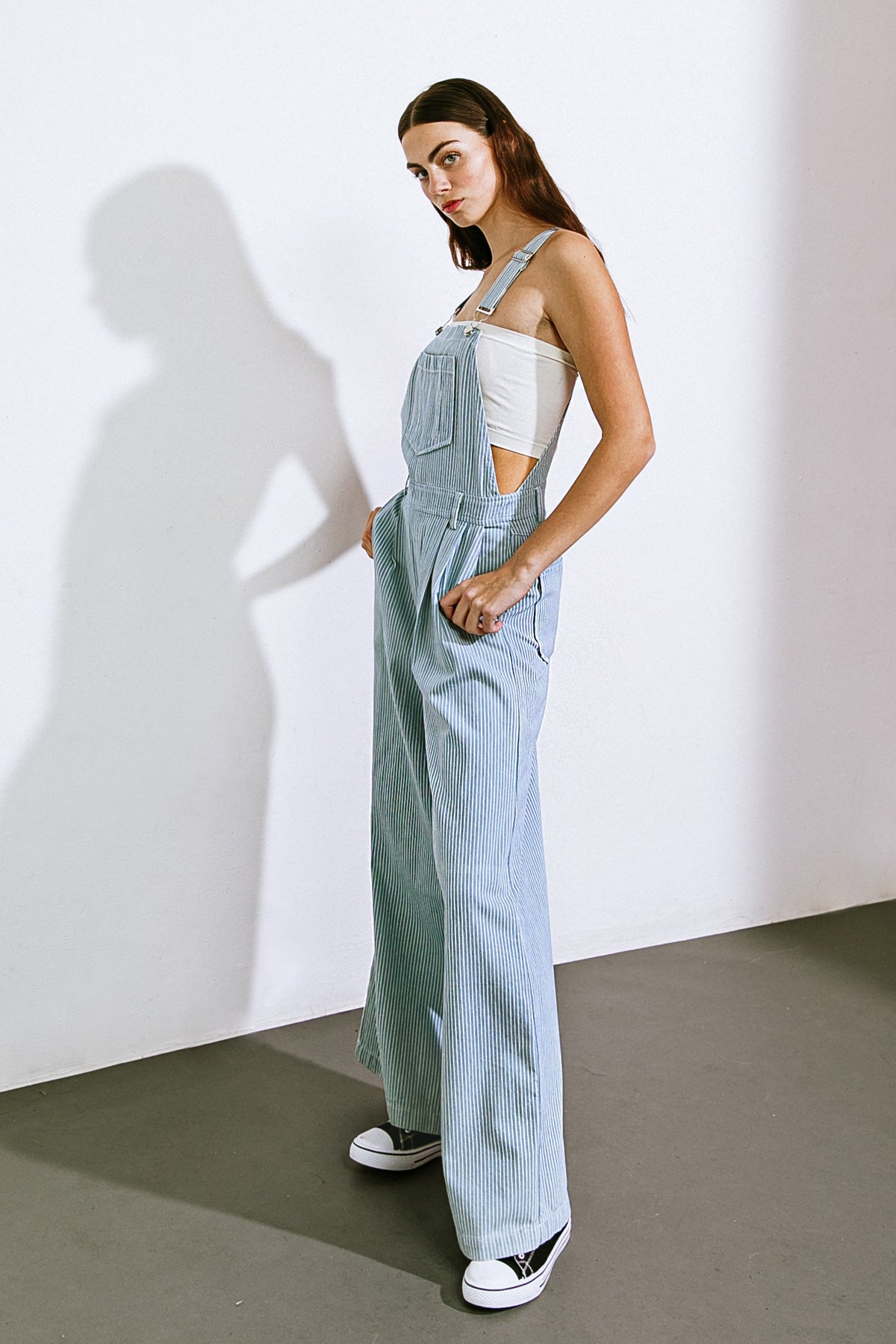 DANCING WITH YOU DENIM JUMPSUIT