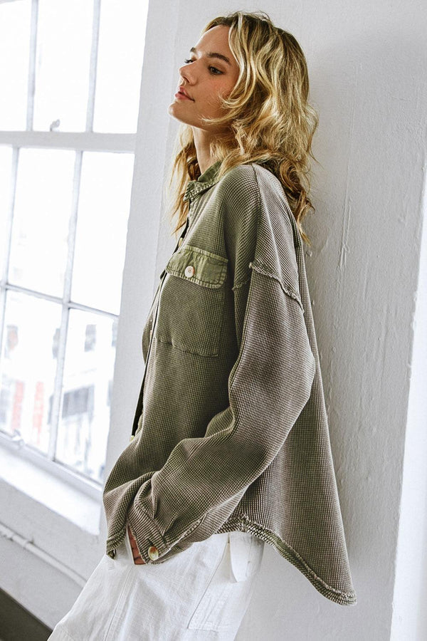 A CHILL MOMENT KNIT TOP.