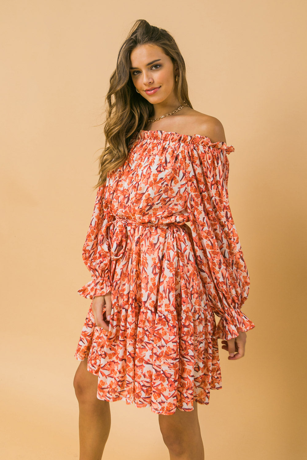 SWIFT MOVEMENTS WOVEN MINI DRESS