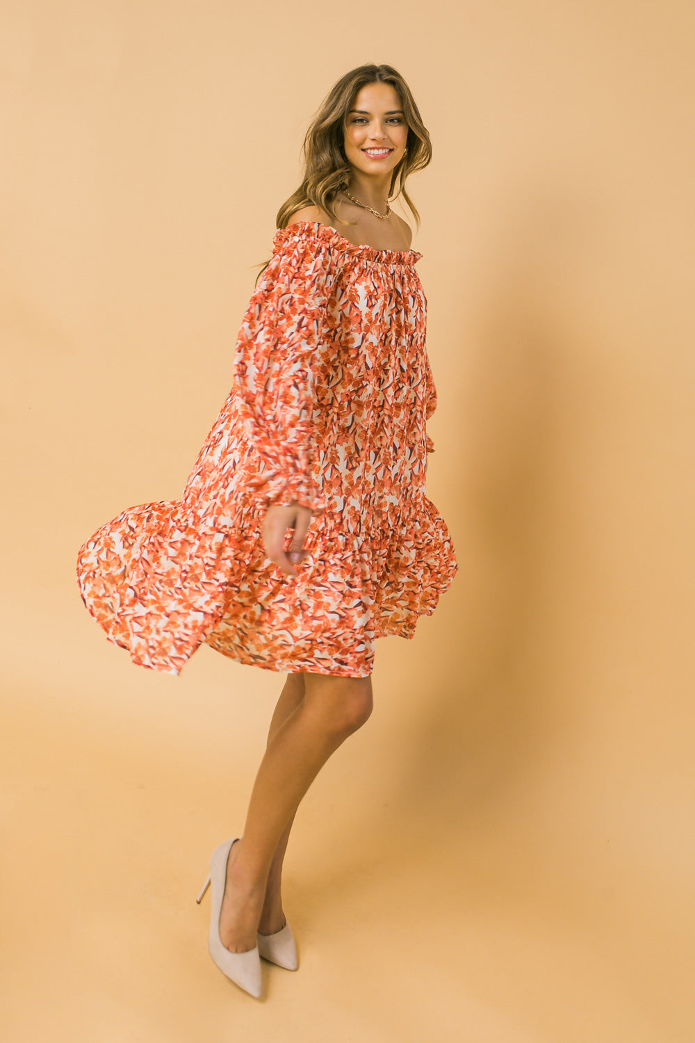 SWIFT MOVEMENTS WOVEN MINI DRESS