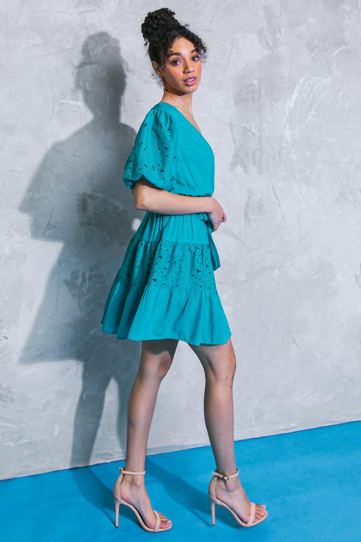 A Very Long Engagement Woven Mini Dress A Very Long Engagement Woven Mini Dress