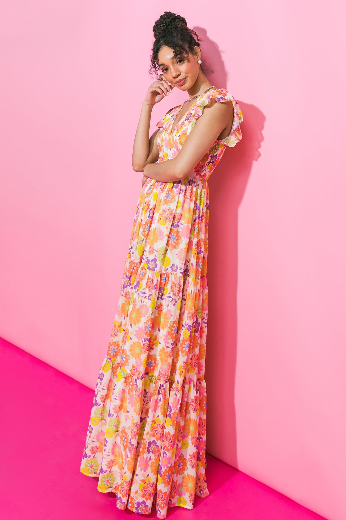 FROM HERE TO ETERNITY WOVEN MAXI DRESS