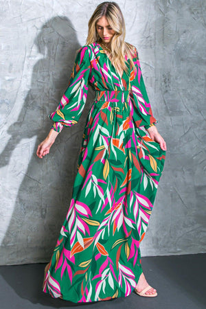 GONE COASTAL WOVEN MAXI DRESS.