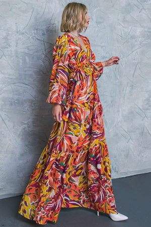 WONDERFUL SOUL WOVEN MAXI DRESS.