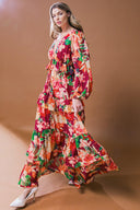 LEAVE YOU SPEECHLESS WOVEN MAXI DRESS.