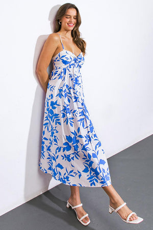 ACTIVE HIBERNATION WOVEN MIDI DRESS.