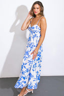 ACTIVE HIBERNATION WOVEN MIDI DRESS.
