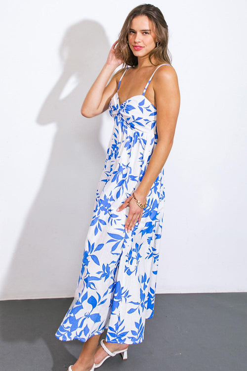 ACTIVE HIBERNATION WOVEN MIDI DRESS.