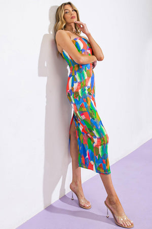 DANCING DIVA PONTI TUBE DRESS.