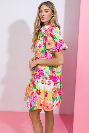 DIVINE INTUITION WOVEN MINI DRESS.