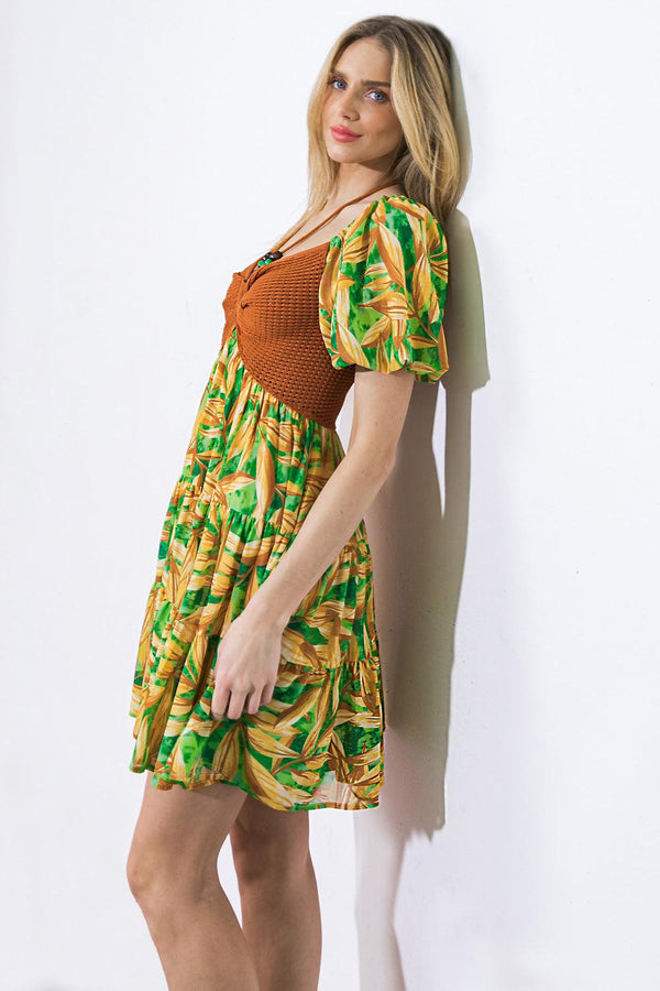 BEACH BUM GIRL'S MINI DRESS.