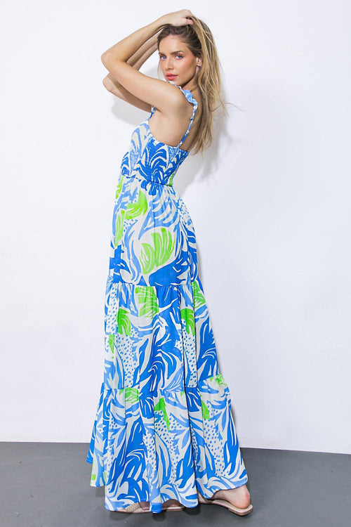 TAKE THE TRAILS WOVEN MAXI DRESS main image 0