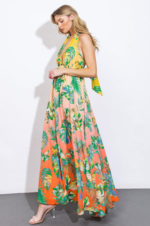 ADORABLE DAYS WOVEN MAXI DRESS.