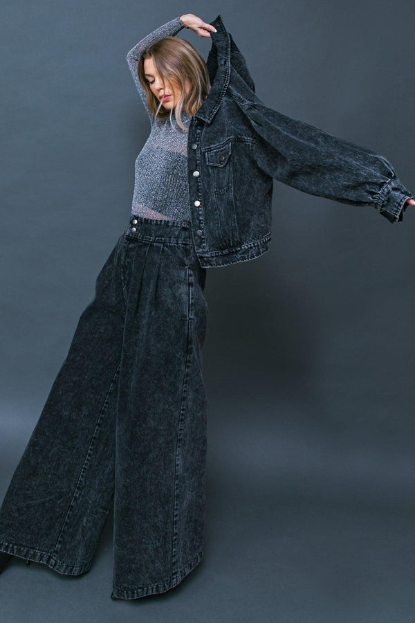 SEE YOU GO DENIM JACKET.