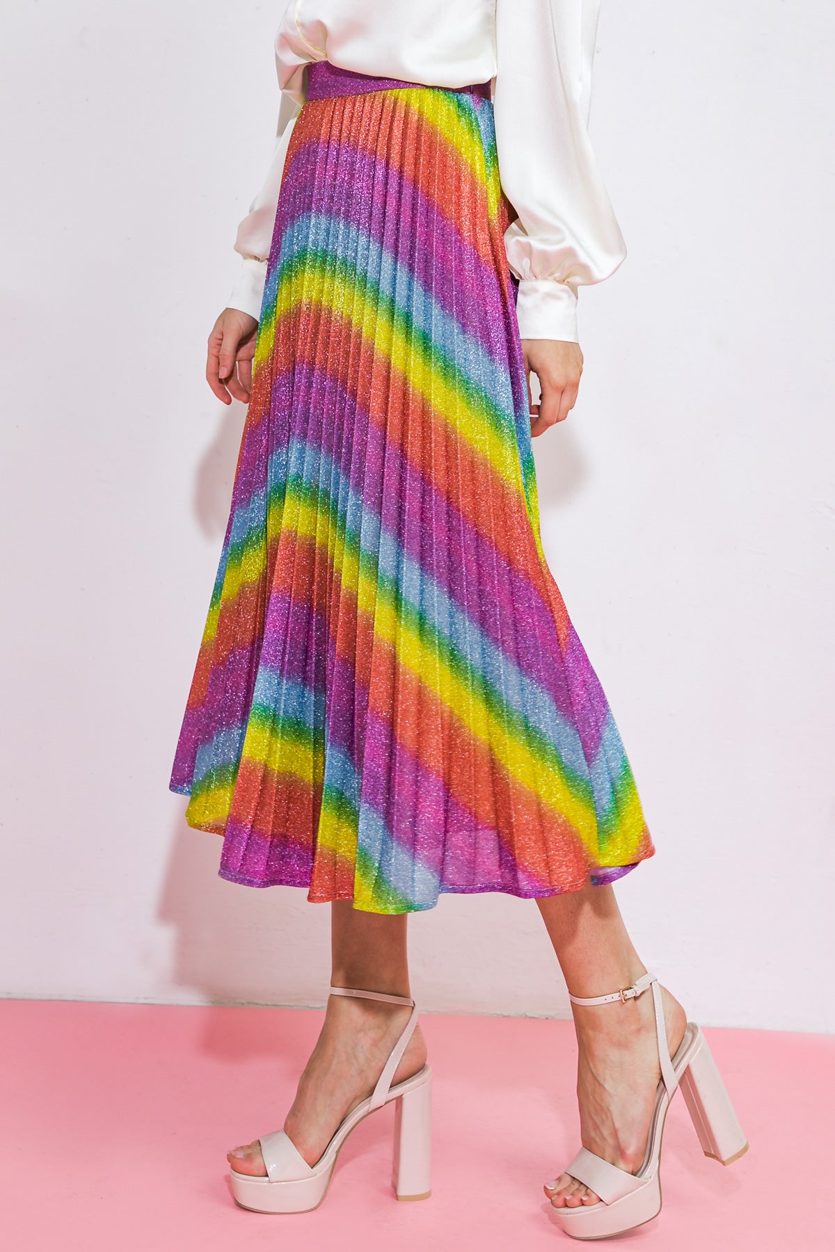 ALWAYS STAND OUT MIDI SKIRT