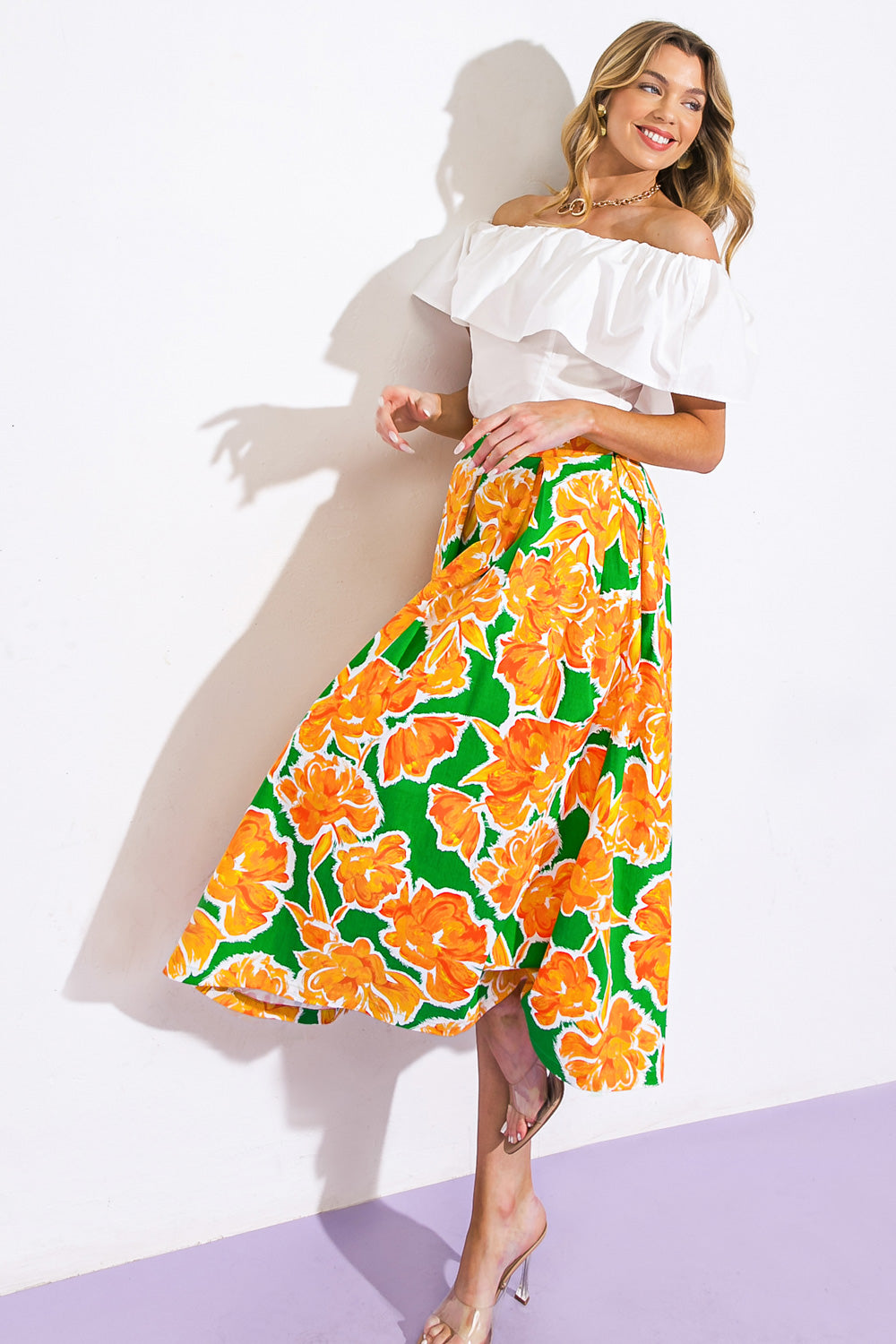 LIVE YOUR TRUTH WOVEN SKIRT