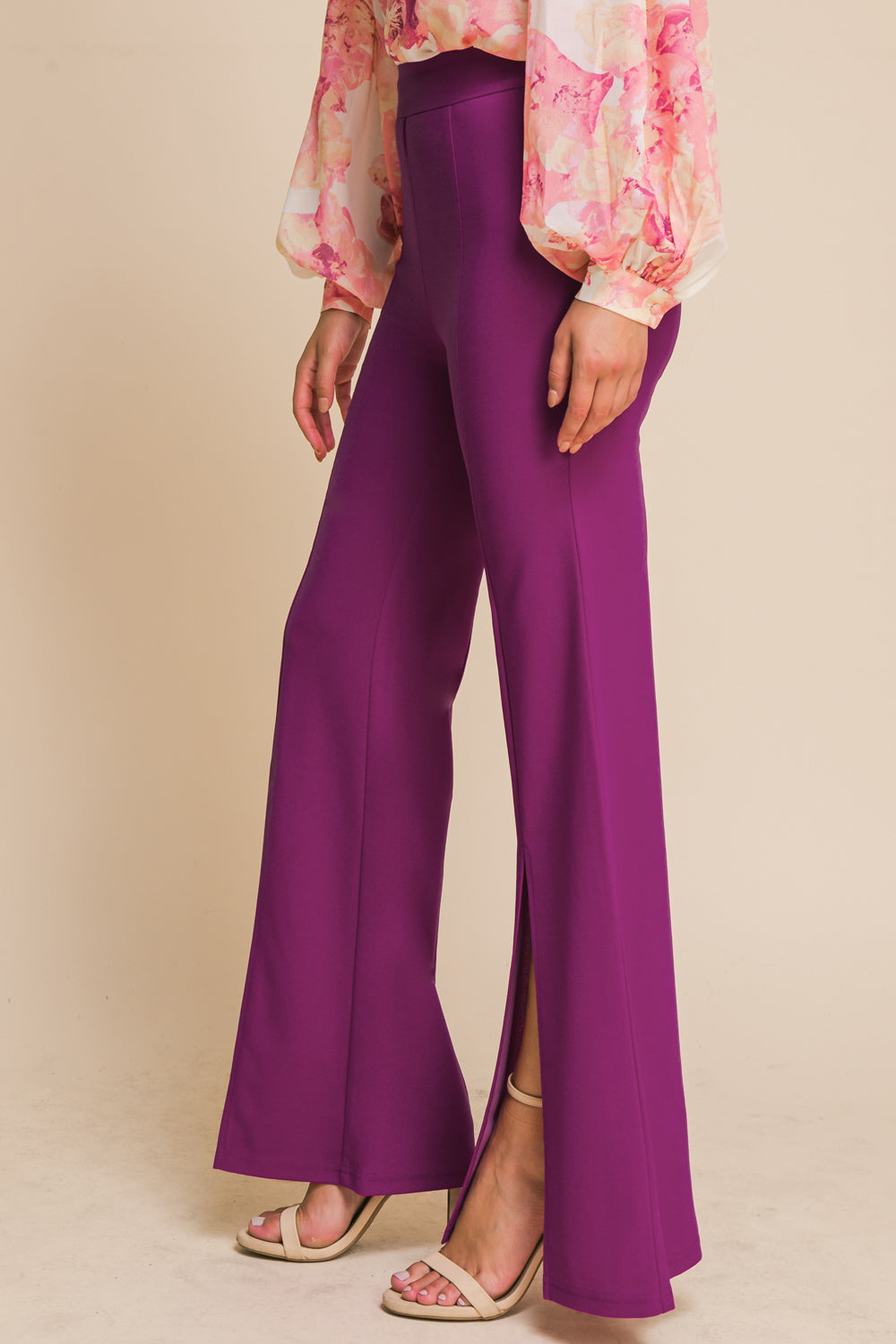 HEY DARLING WOVEN FLARE PANTS