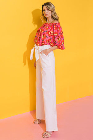 JUST SAY YES TWILL PANTS.