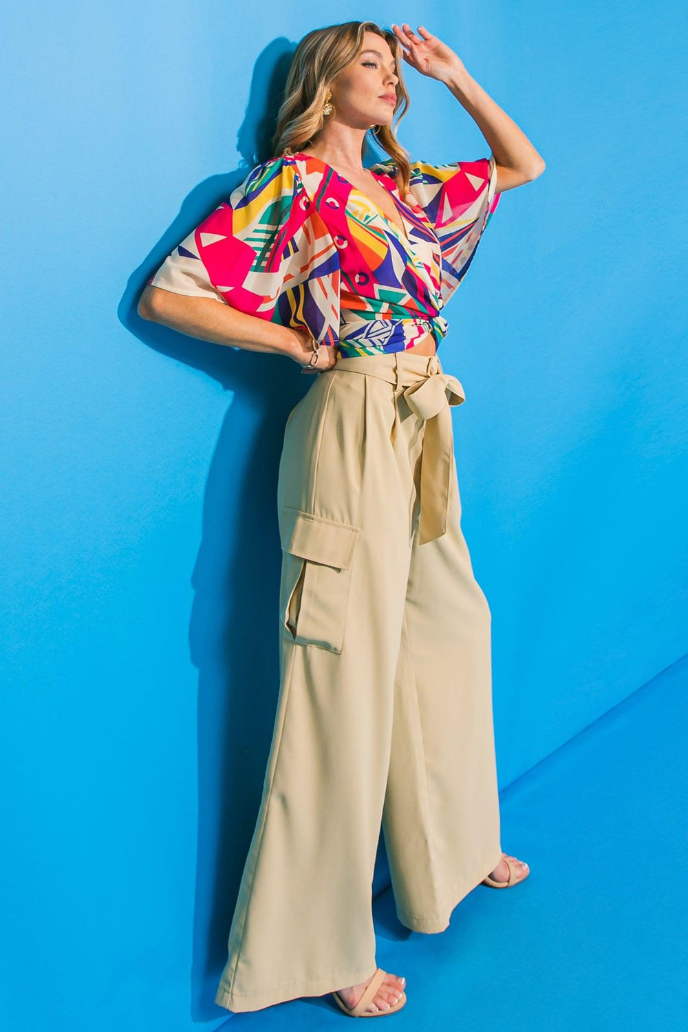 A GOOD WOMAN WOVEN PANTS.